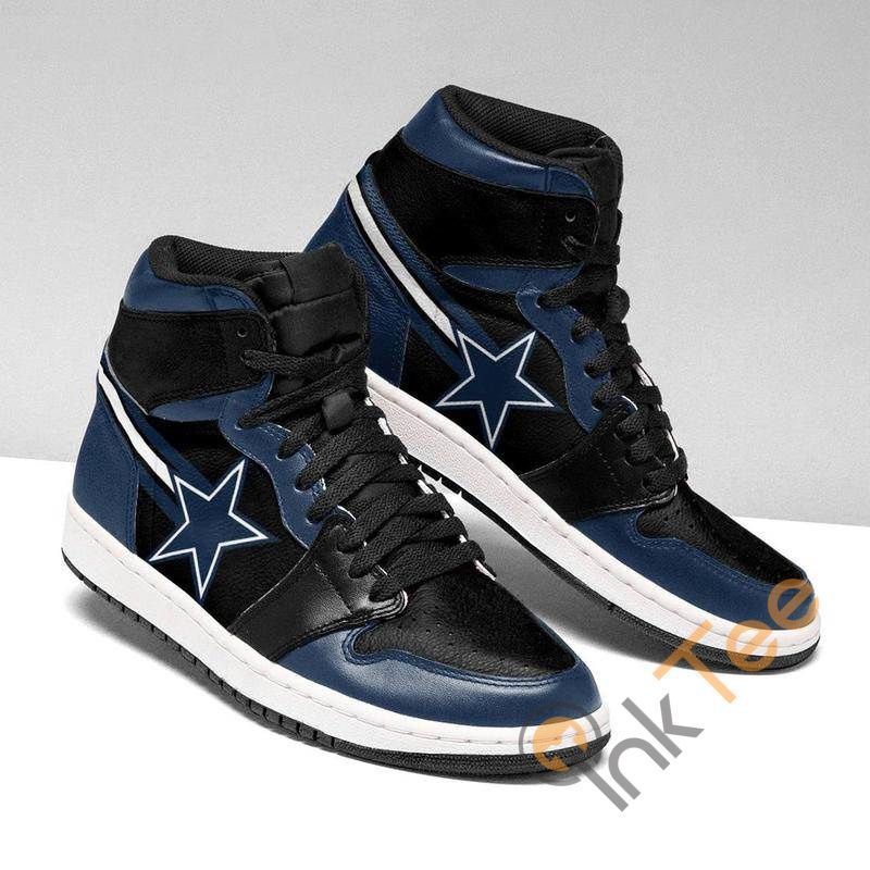 Dallas Cowboys Dallas Cowboys Football Custom Sneakers It593 Air Jordan Sneaker Air Jordan High Sneakers