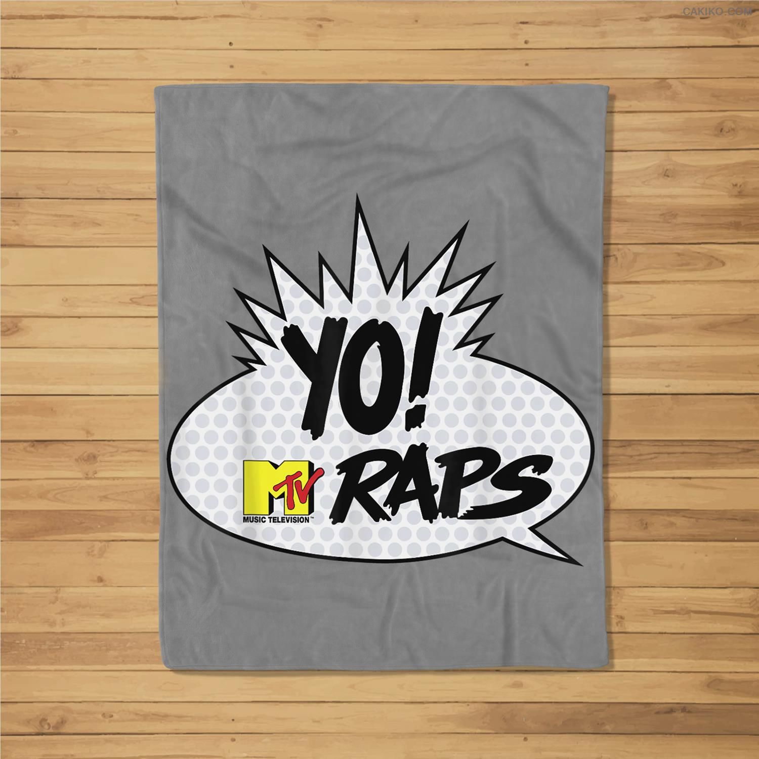 Mtv Yo! Mtv Raps Comic Book Talk Bubble Fleece Blanket