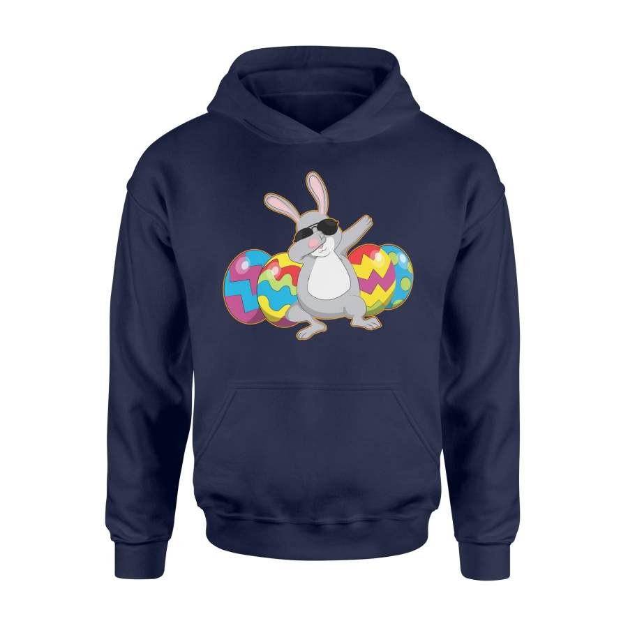 Dabbing Bunny  Easter Eggs  Hoodie