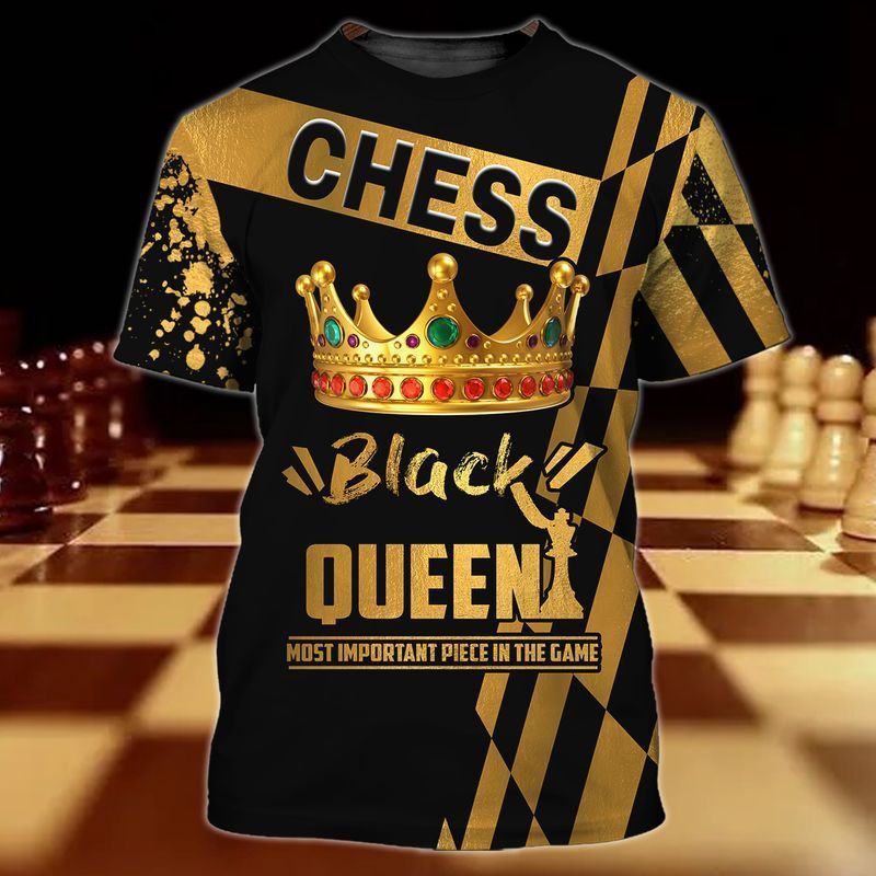 Black Queen Cool 3D Full Print Tshirt