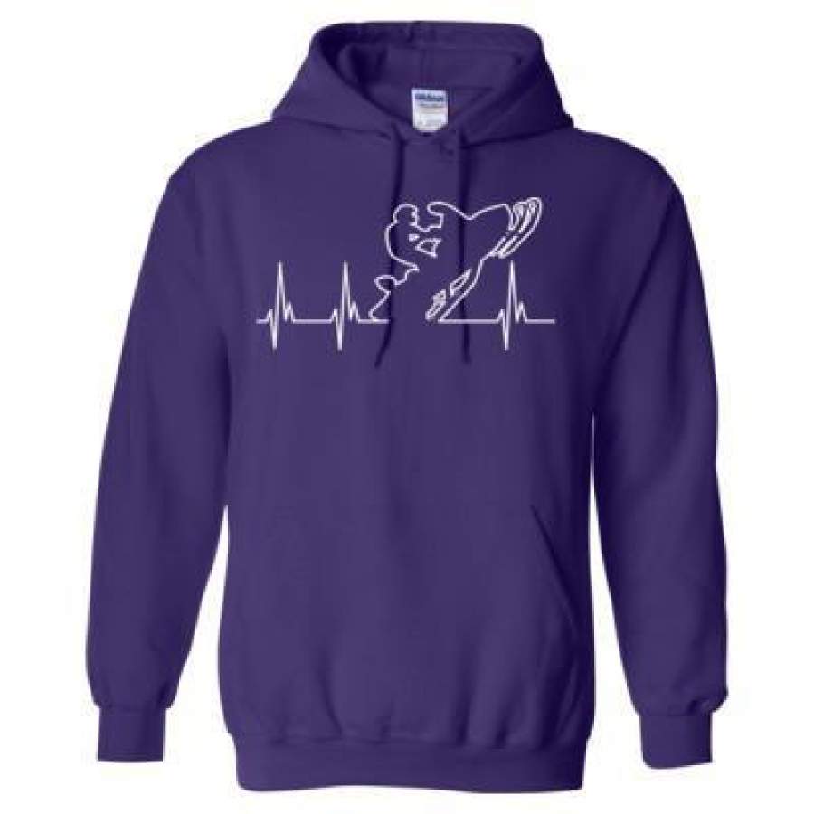 AGR Sled Heart Beat Snowmobile – Heavy Blend™ Hooded Sweatshirt