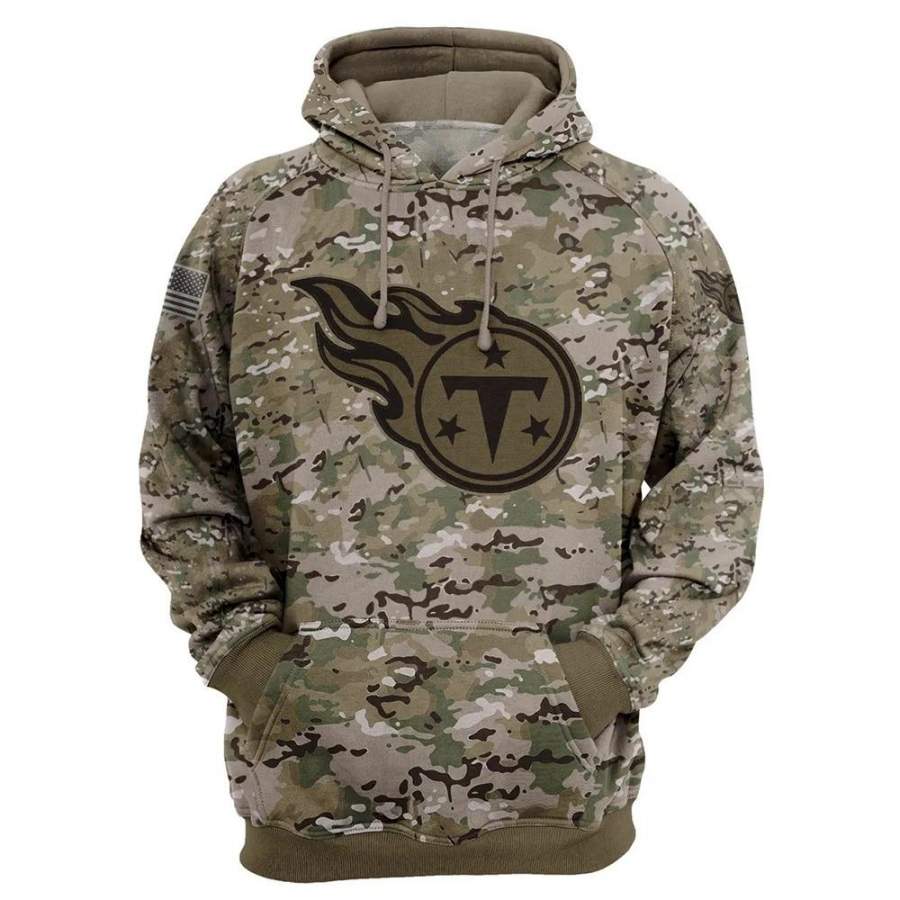 Tennessee Titans Camo Hoodie 3D Printed - Redditprint Store