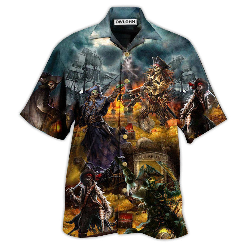 Skull Pirate Treasure Hunting Hawaii Shirt Ha79718