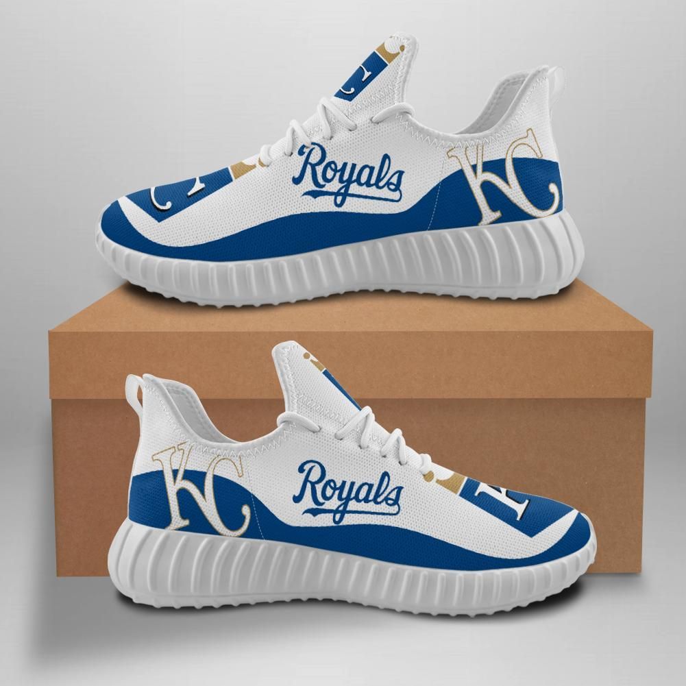 Kansas City Royals Custom Shoes Sport Sneakers Baseball Yeezy Boost 48369