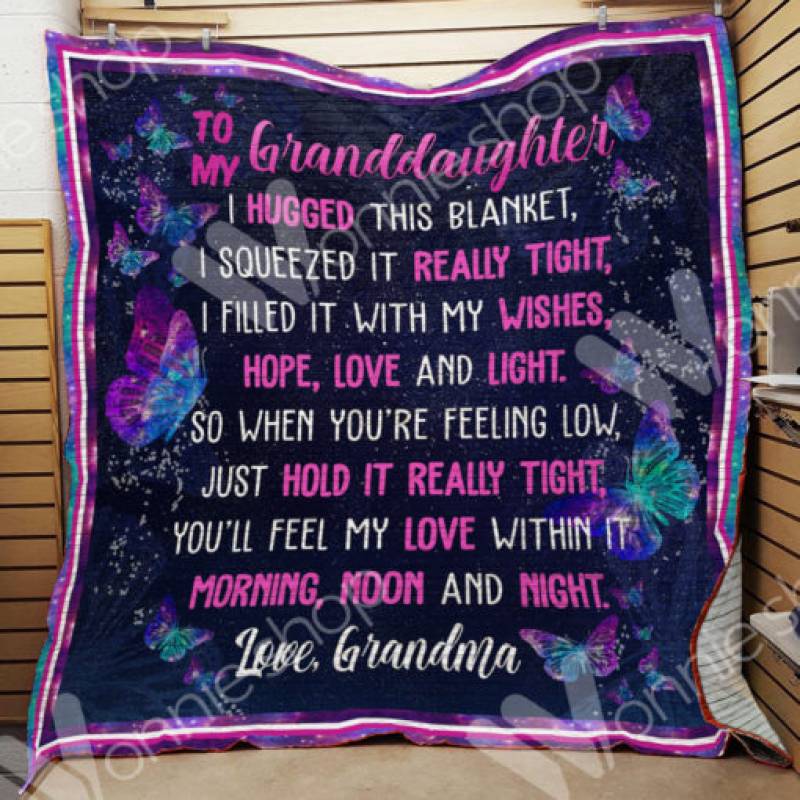 Butterfly Granddaughter Blanket NOV2901 85O36