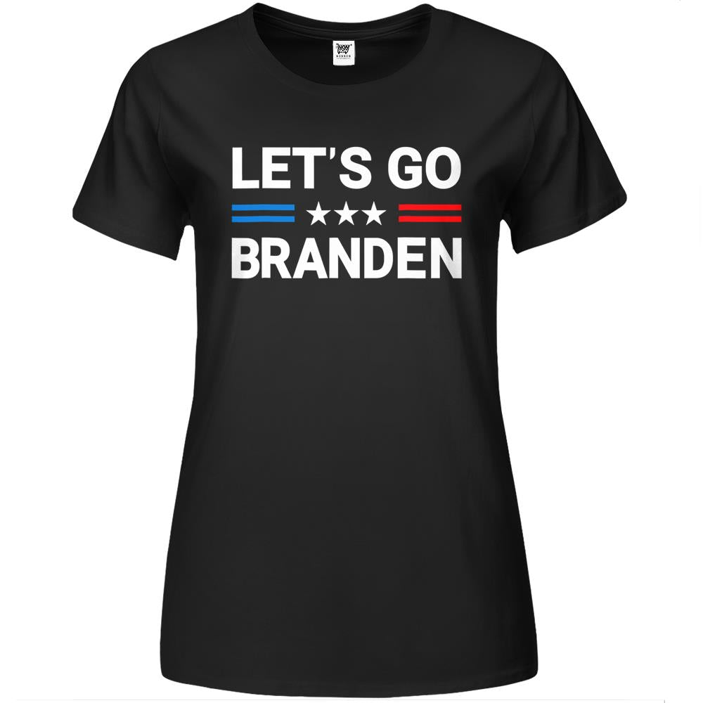 Let’S Go Braden Brandon Us Flag Funny Trendy Sarcastic Men Women Premium Womens T Shirts