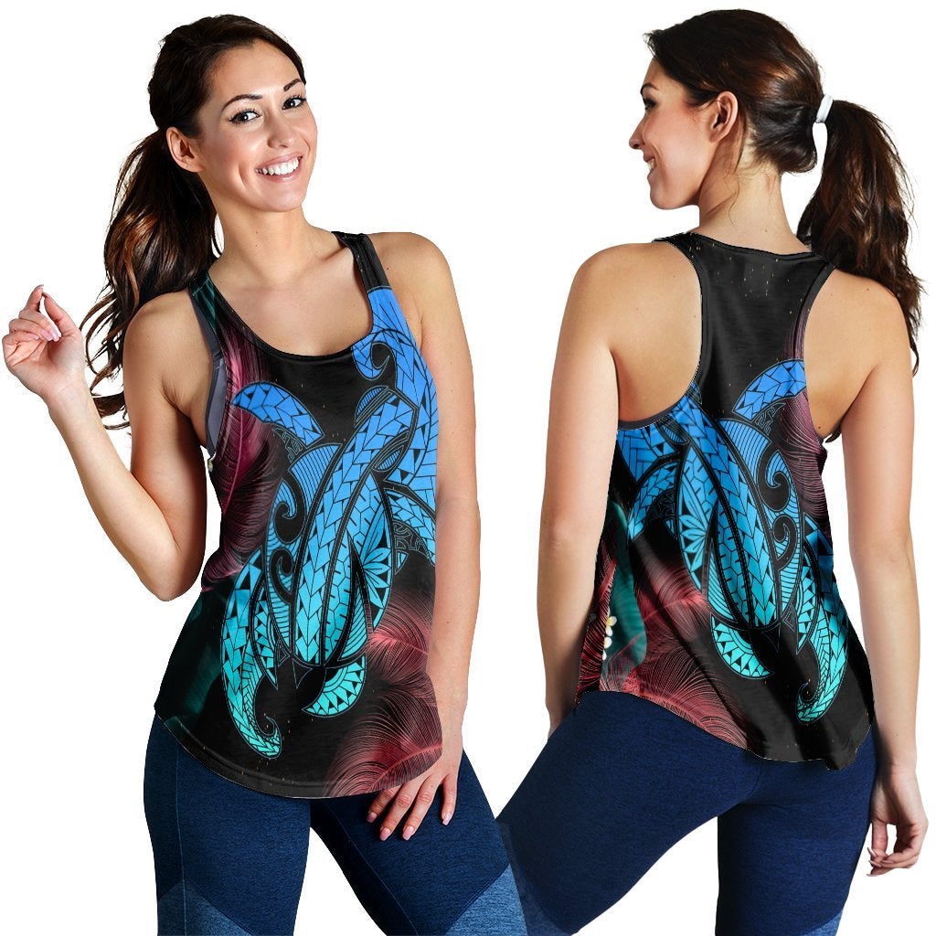 Hawaiian Turtle Polynesian Tropical Racerback Tank Ghia Style Ah Ha64523