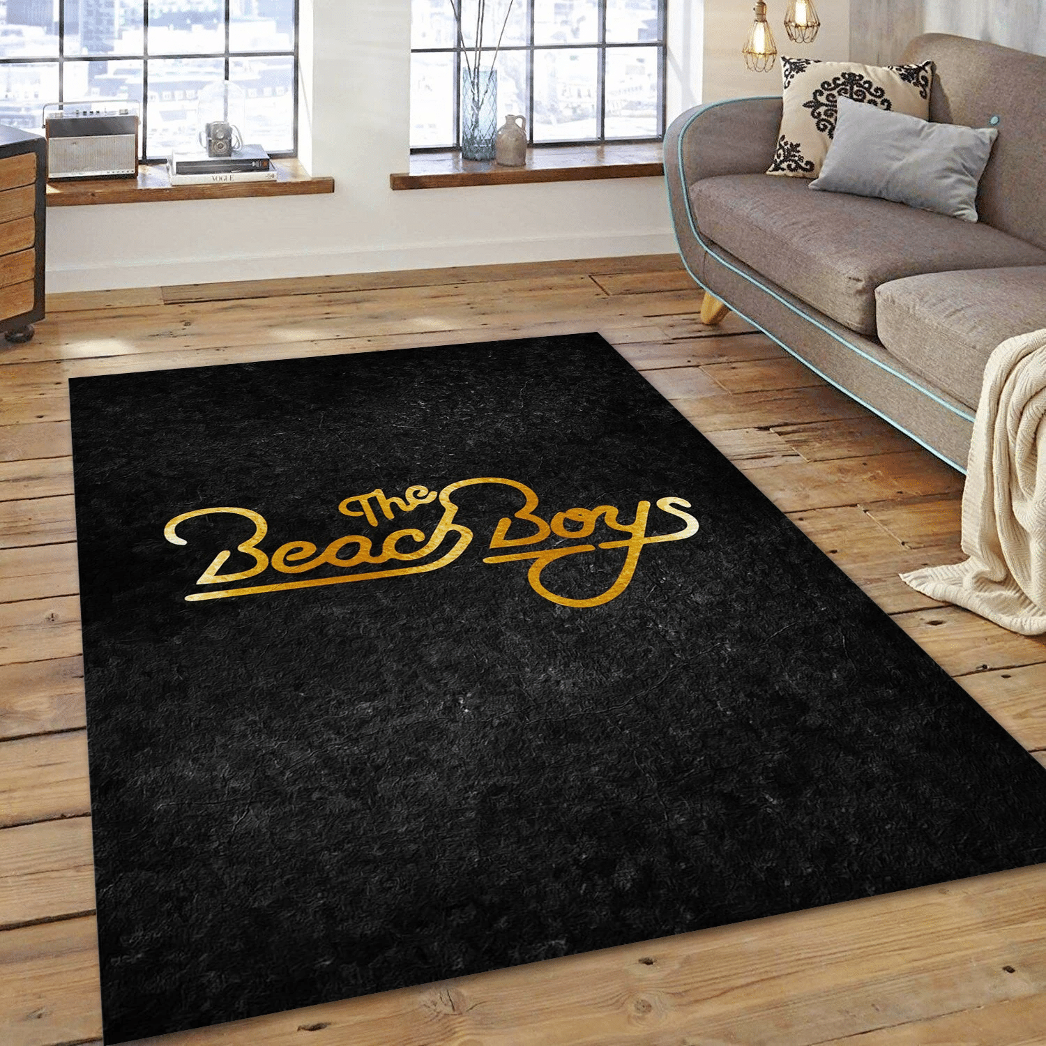 The Beach Boys 1 Music Area Rug, Living Room  Rug – Christmas Gift Us Decor