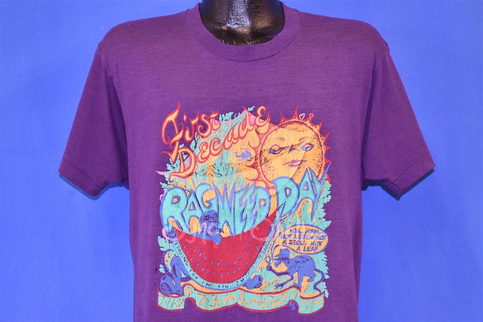 90S Decade Ragweed Day Farm Weed T-Shirt