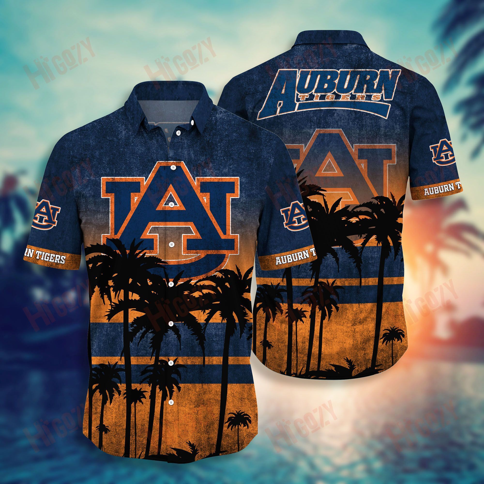 Auburn Tigers Hawaiian Shirt Short Style Hot Trending Summer Ha5505