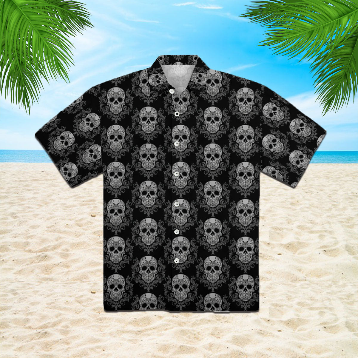 Skull Hawaii Shirt For Men Women Ha9249