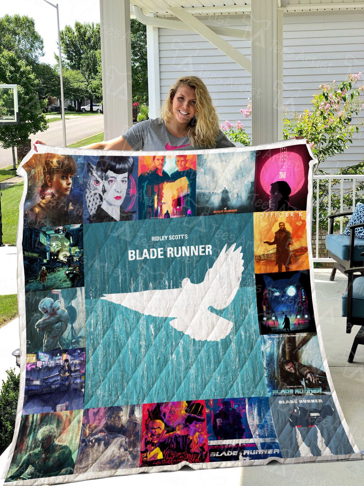 Blade Runner 3D Quilt Blanket 1865