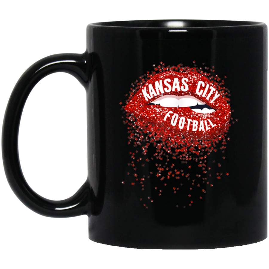 Kansas City Football Mug for Women  Lips Mug