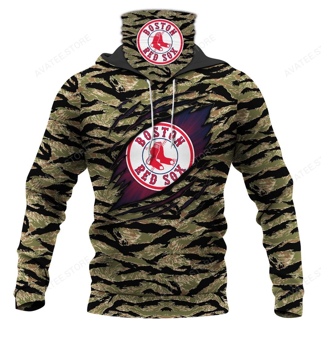 04RedSox005 | Tiger Camouflage | CUSTOMIZE YOUR NAME & NUMBER | HOT SALE 3D PRINTED