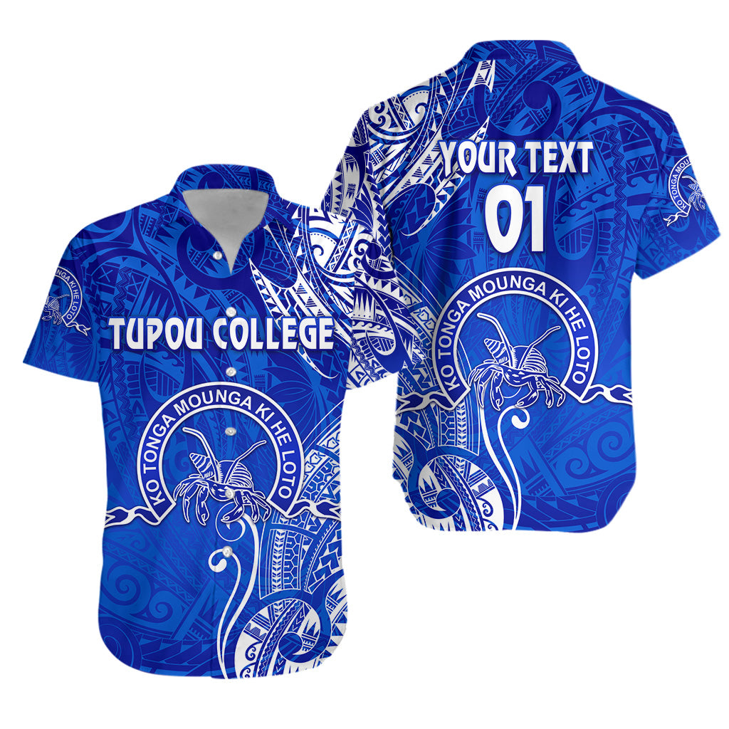 (Custom Personalised) Tonga Tupou College Hawaiian Shirt Simple Vibes – Blue, Custom Text And Number Lt8