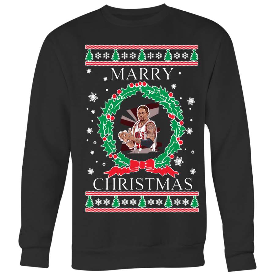 “The Worm” Rodman Ugly Christmas Sweater