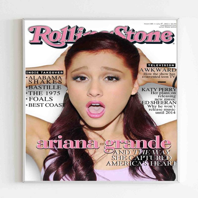 Ariana Grande Rolling Stone Cover Poster