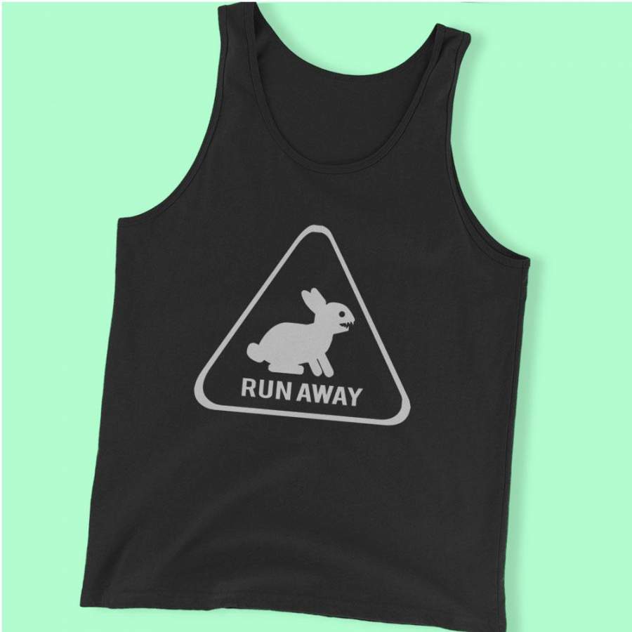 Run Away Rabbit Holly Gril Men’S Tank Top