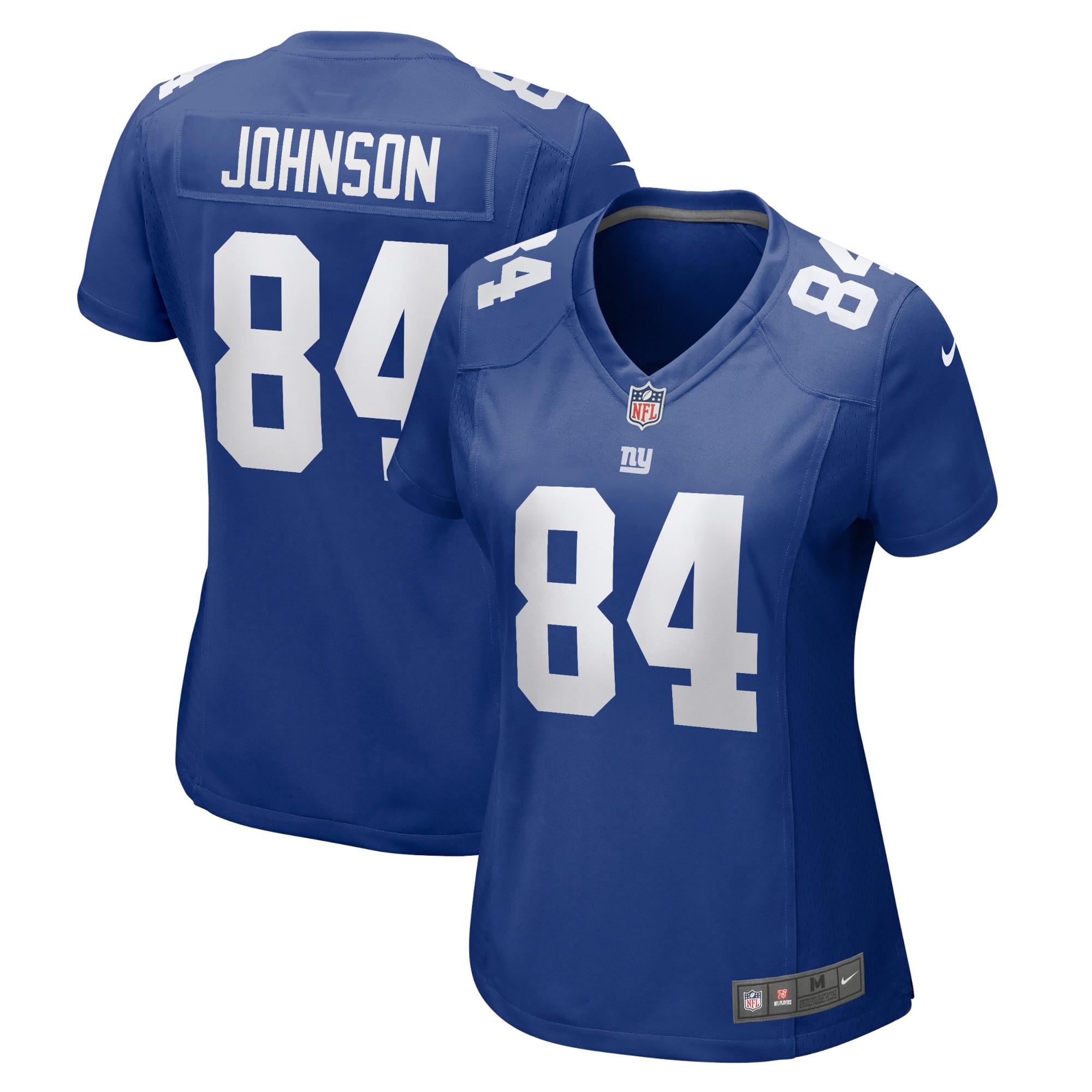 Women’s New York Giants Marcus Johnson Royal Home Game Player Jersey