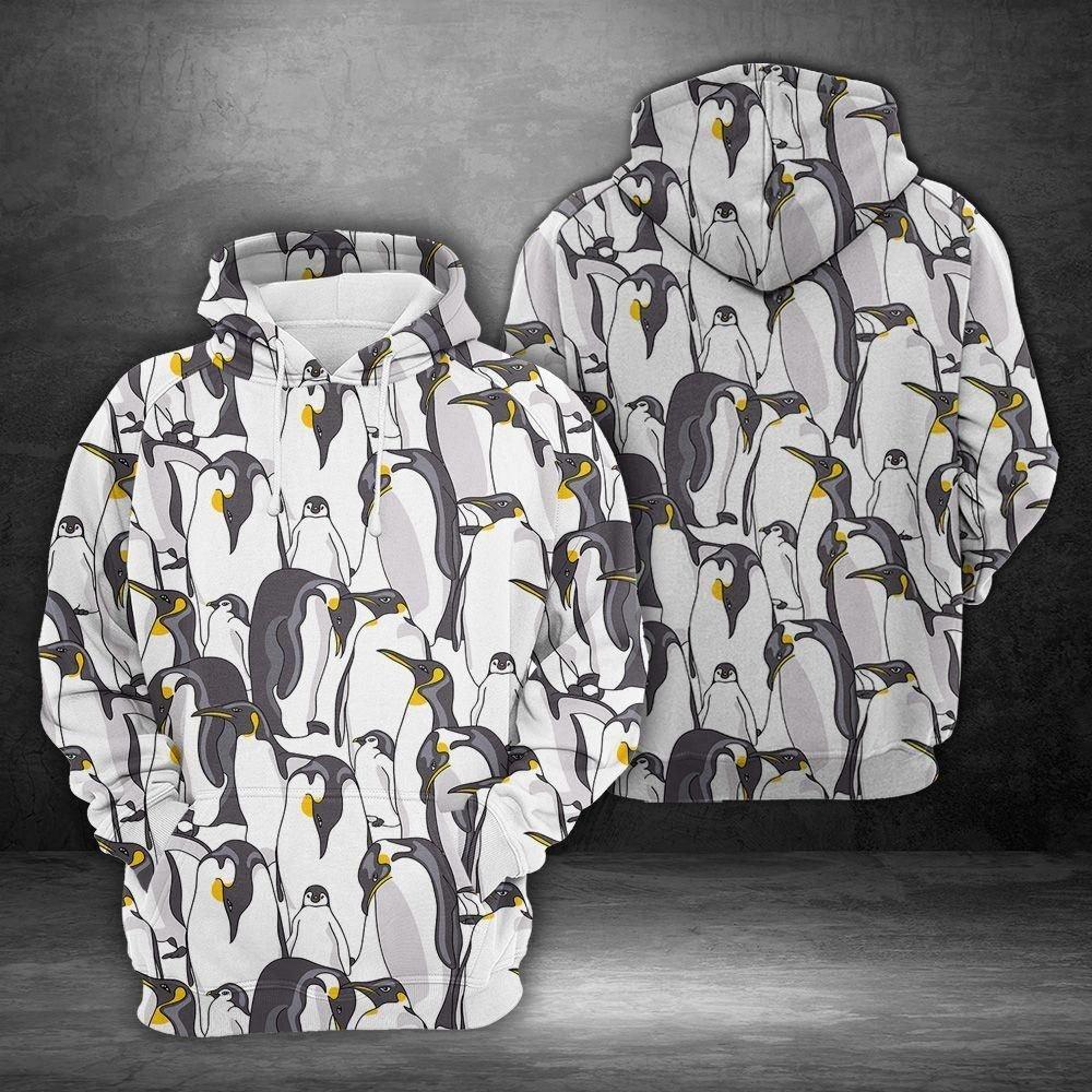 Emperor Penguin Unisex 3D Hoodie All Over Print Kcatf