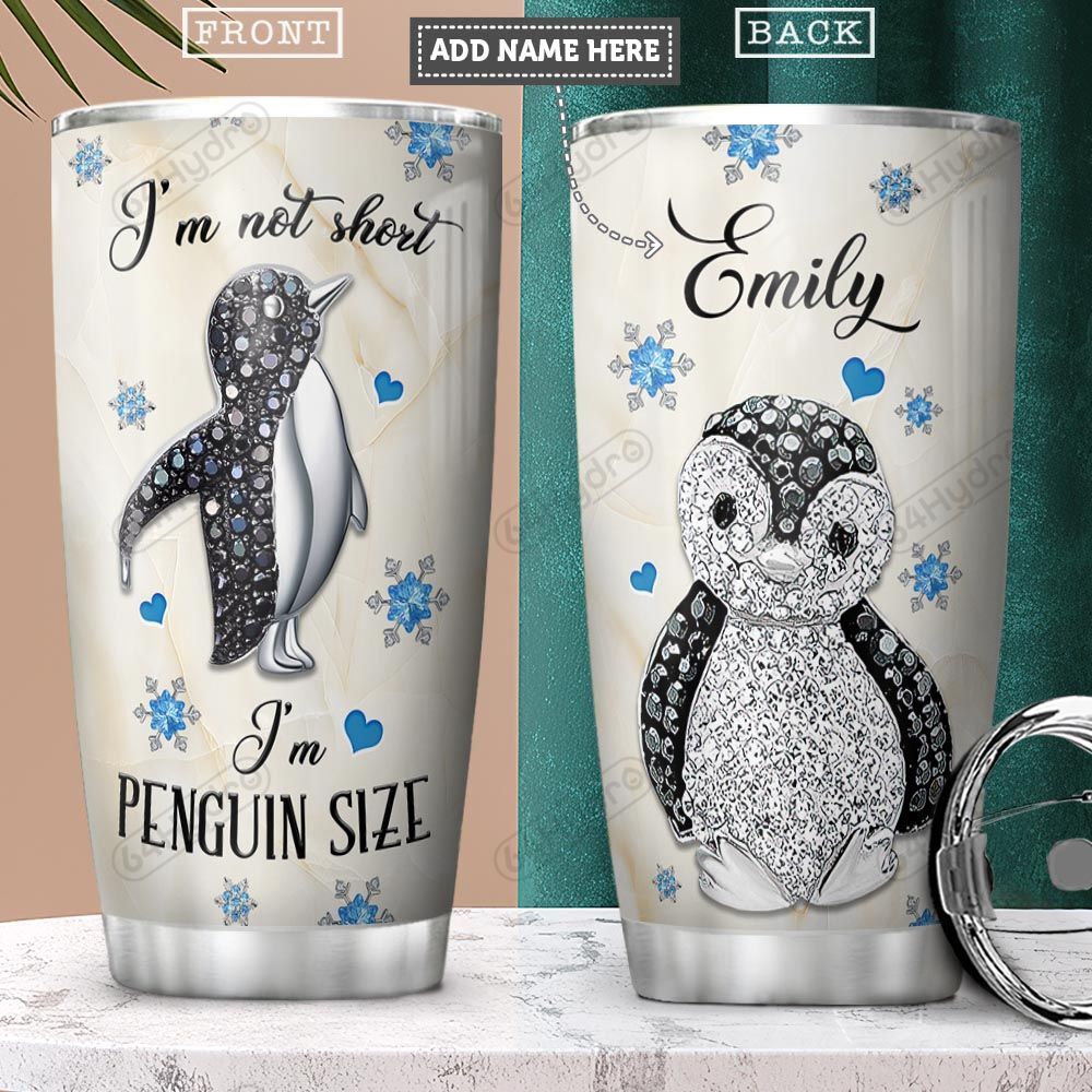 Penguin Jewelry Style Personalized Pyr2301006Z  Stainless Steel Tumbler Travel Customize Name, Text, Number, Image