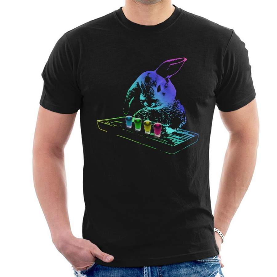 Bar Bunny With Shots Men’s T-Shirt