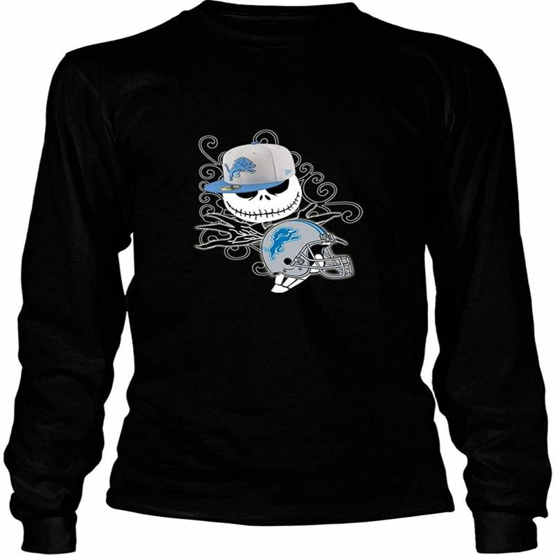 Scary Halloween T Shirt, Detroit Lions T Shirt – Long Sleeve Tees