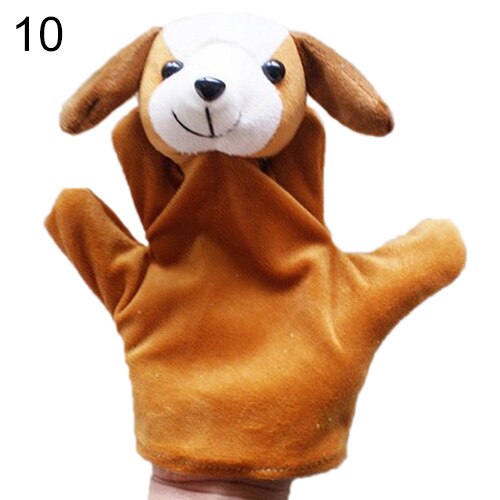 29 Style Big Hand Puppet Animal Plush Toys Baby Cloth Educational Cognition Hand Toy Finger Dolls Wolf Pig Tiger Dog Puppet alx