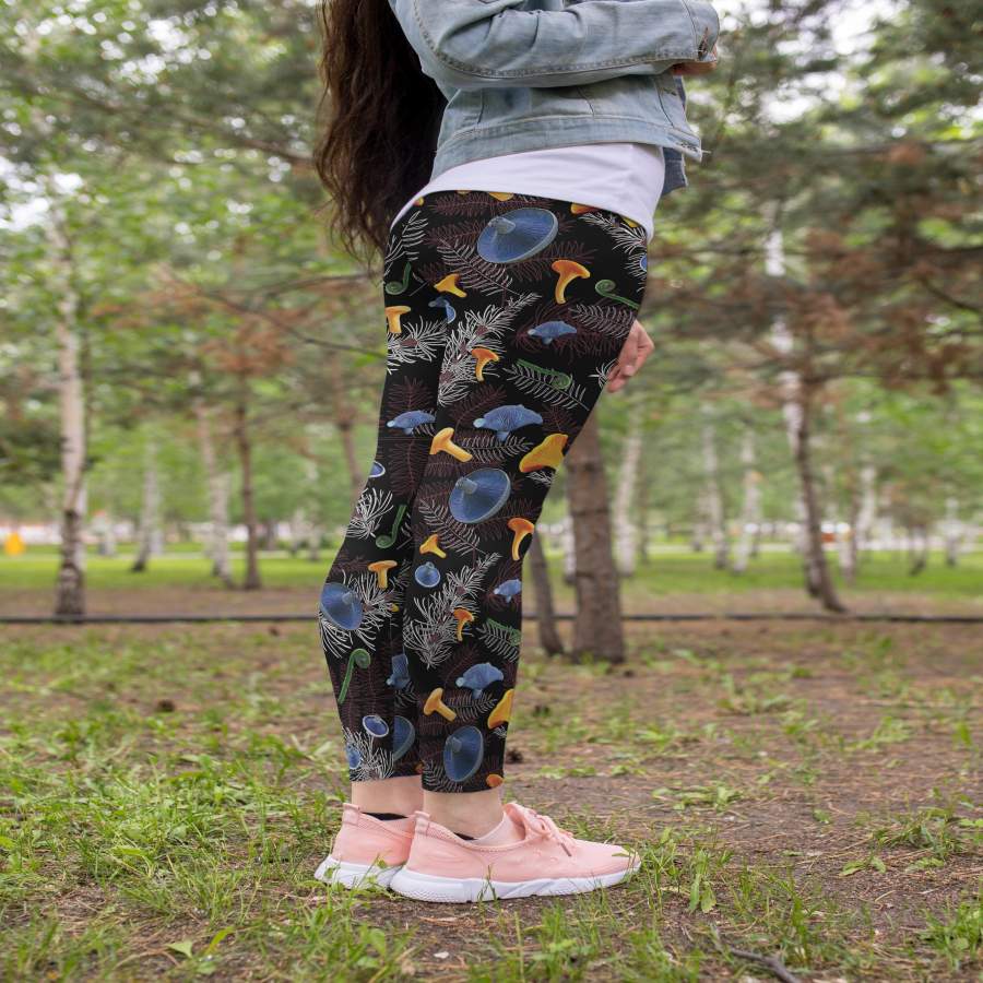 Violet mushroom pants Leggings