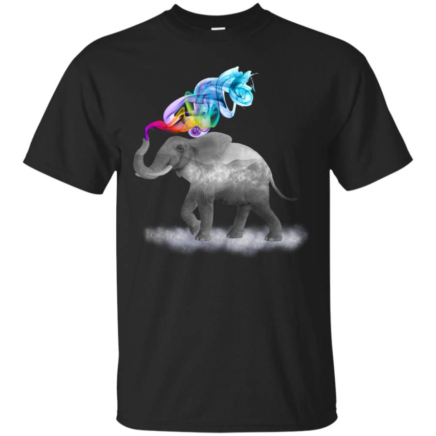 Elephants – Colorful Smoky Clouded Elephant elephant T Shirt & Hoodie