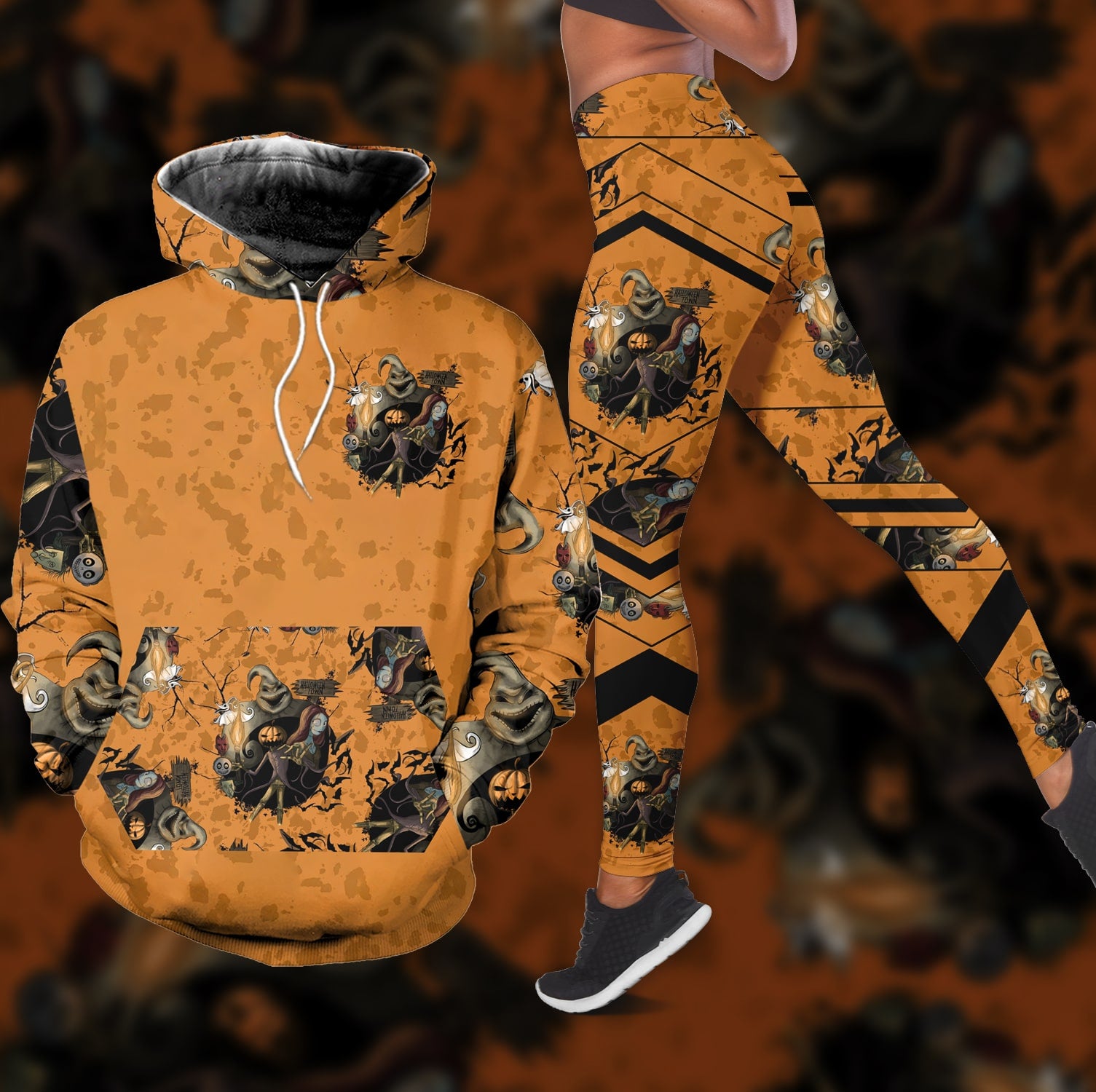 The Nbc Halloween Town Combo Hoodie & Legging Ginnbc85964