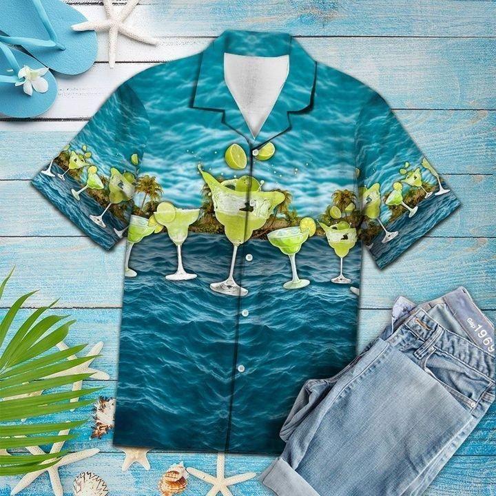 Beach Shirt Check Out This Awesome Margarita Blue Ocean Hawaiian Shirt