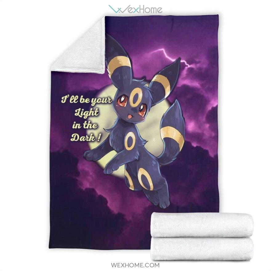 I’Ll Be Your Light In The Dark Umbreon Quote Anime Blanket Premium Blanket W1111