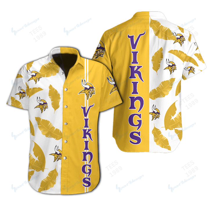 Minnesota Vikings Hawaii Shirt & Shorts Bg71