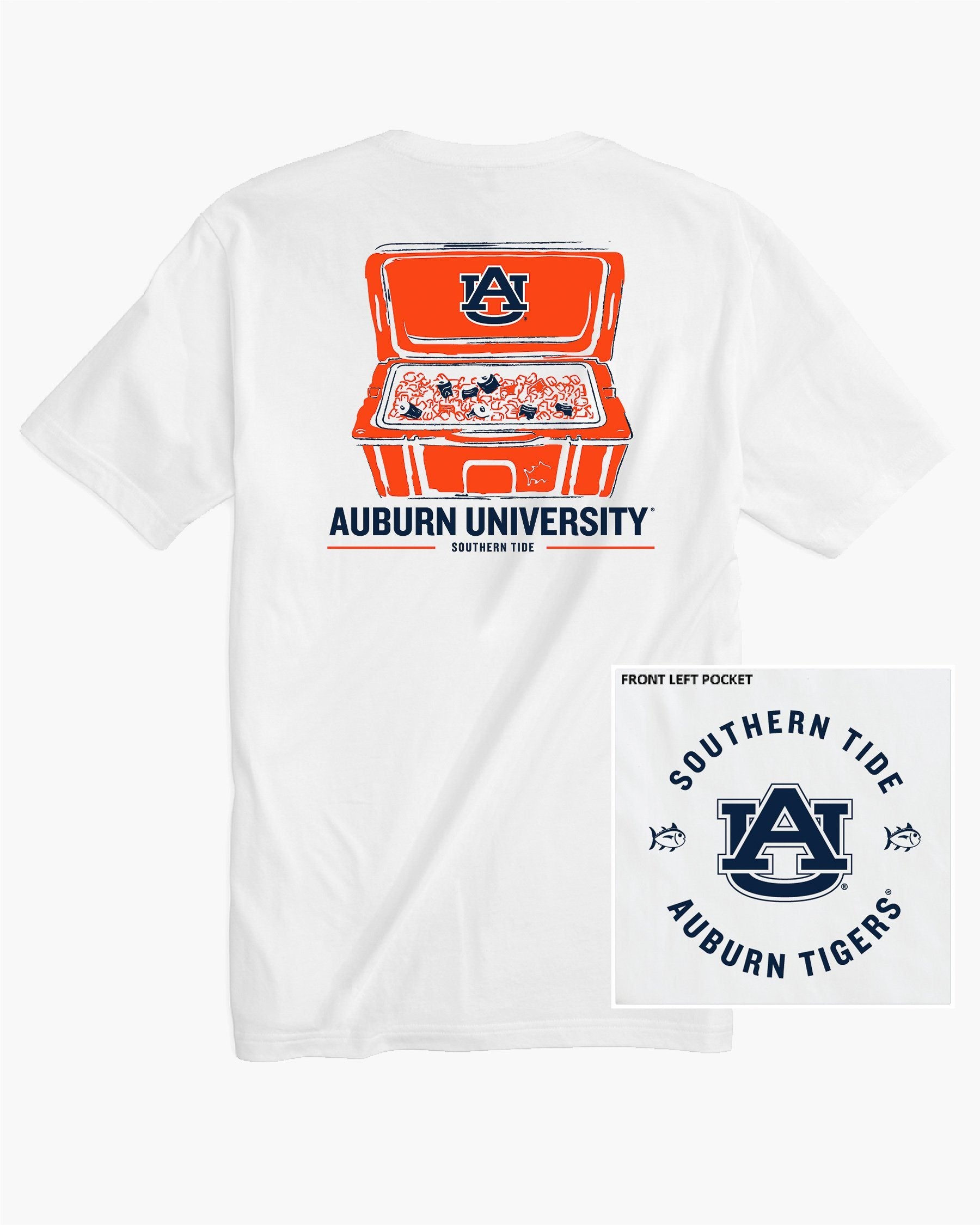 Auburn Tigers Cooler Short Sleeve T-Shirt