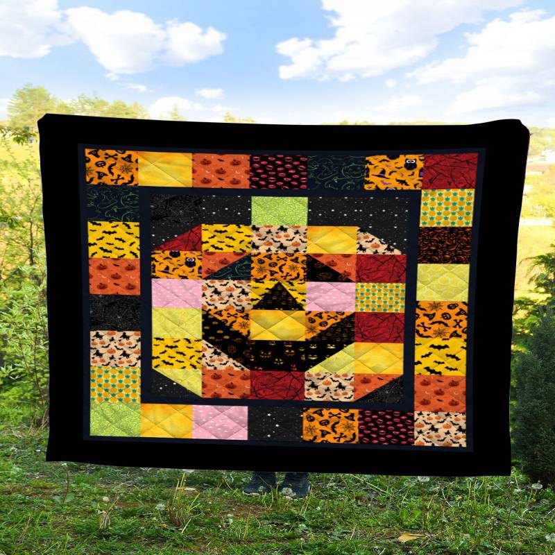 Halloween pumpkin H13841 – Quilt Blanket