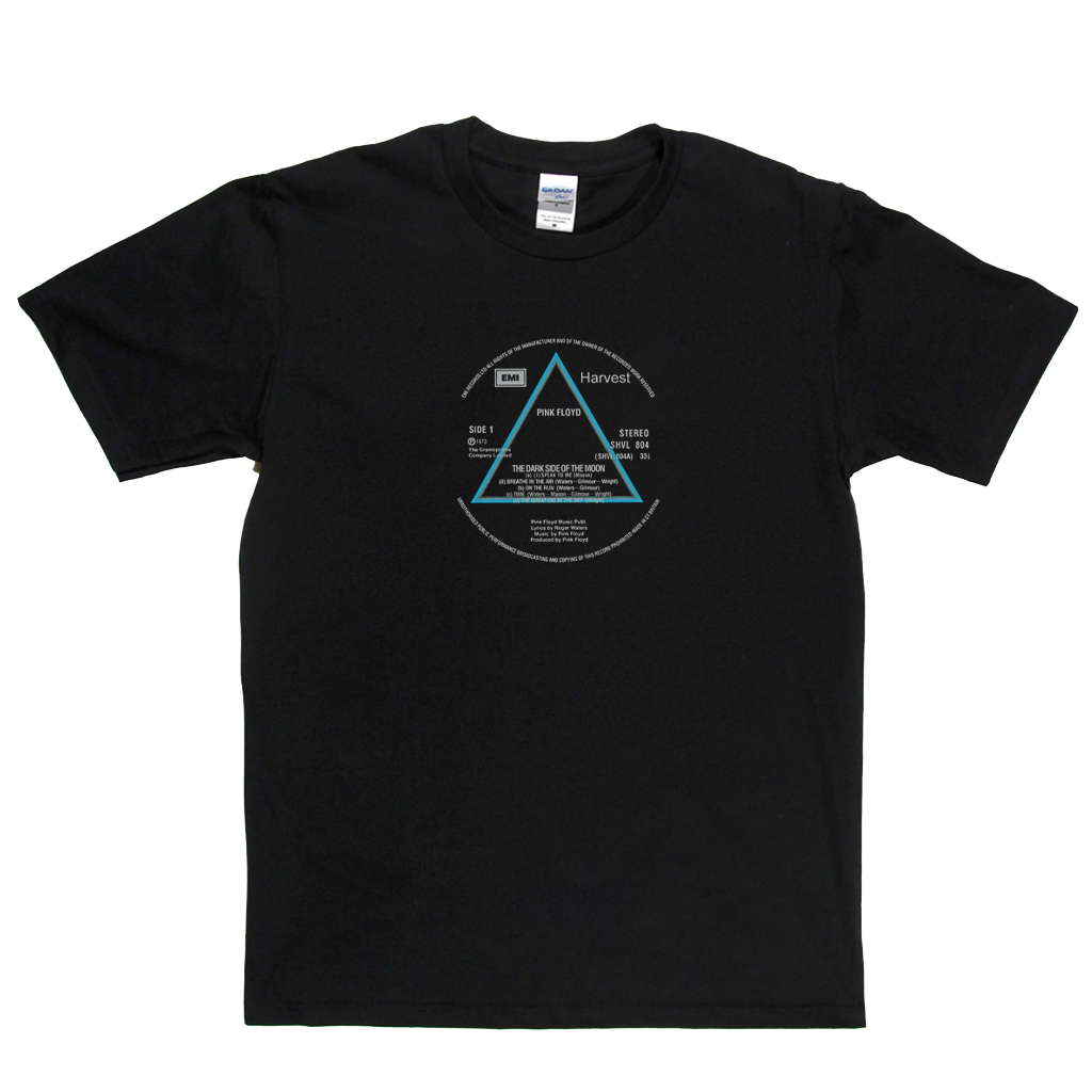 Pink Floyd Dark Side Of The Moon Label T-Shirt