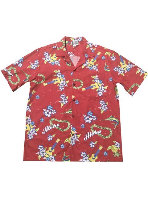 Ukulele Multicolor Unique Design Hawaii Shirt Ha111300