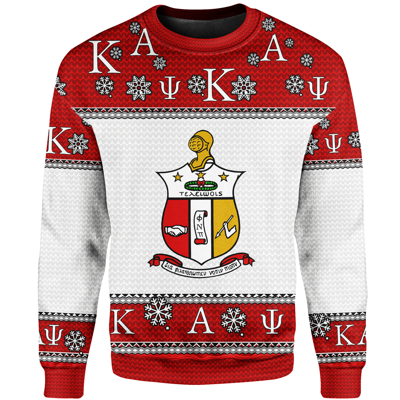 Christmas Kappa Alpha Psi Personalized Fraternity Logo Sweatshirt