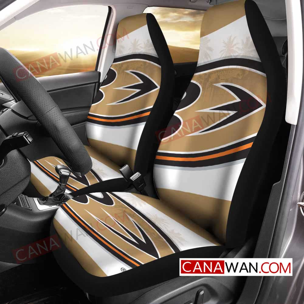 Anaheim Ducks Logo Art Style59 3D Customized Personalized Car Seat Cover