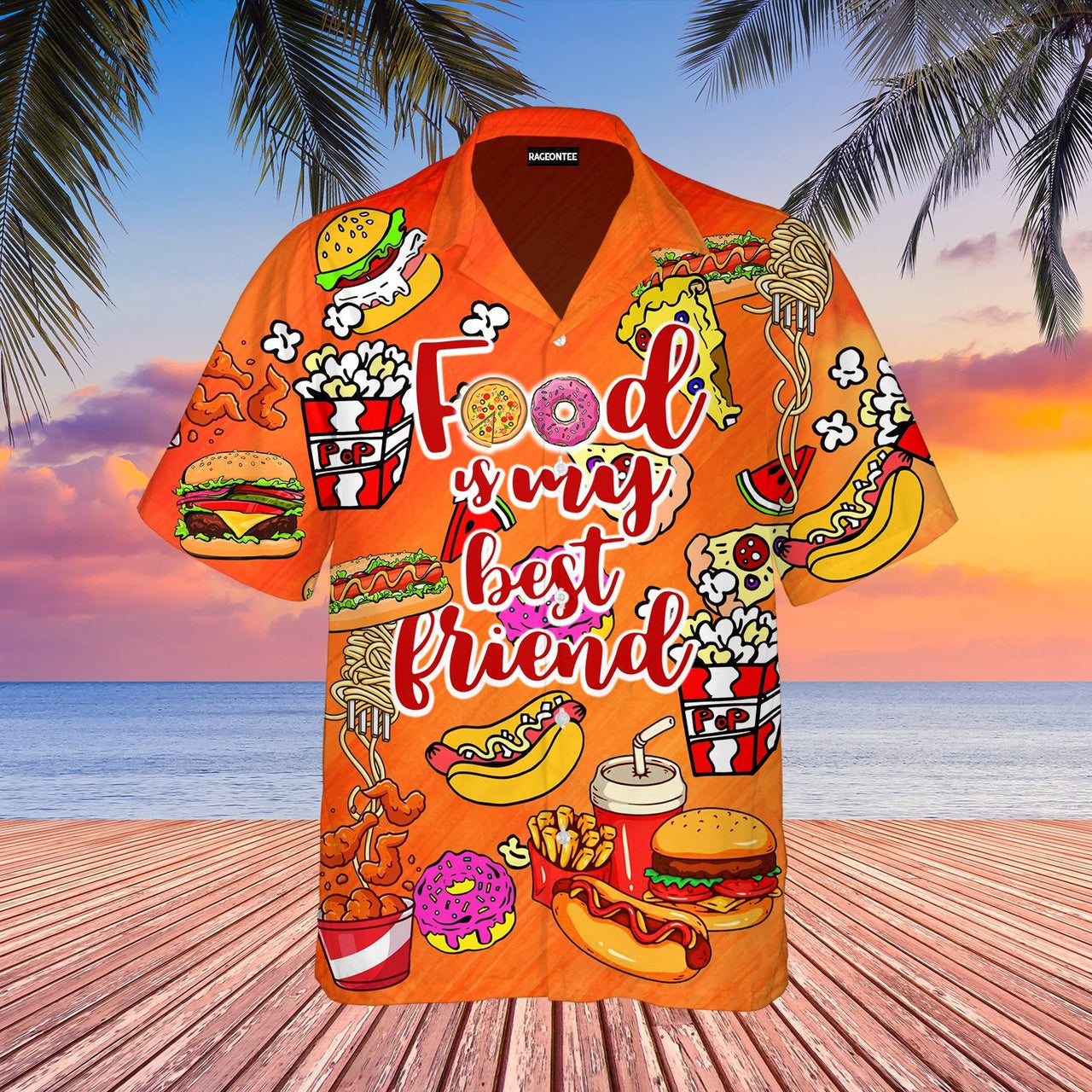 Fastfood Is My Best Friend Aloha Hawaii Shirts For Men Women Ha71732