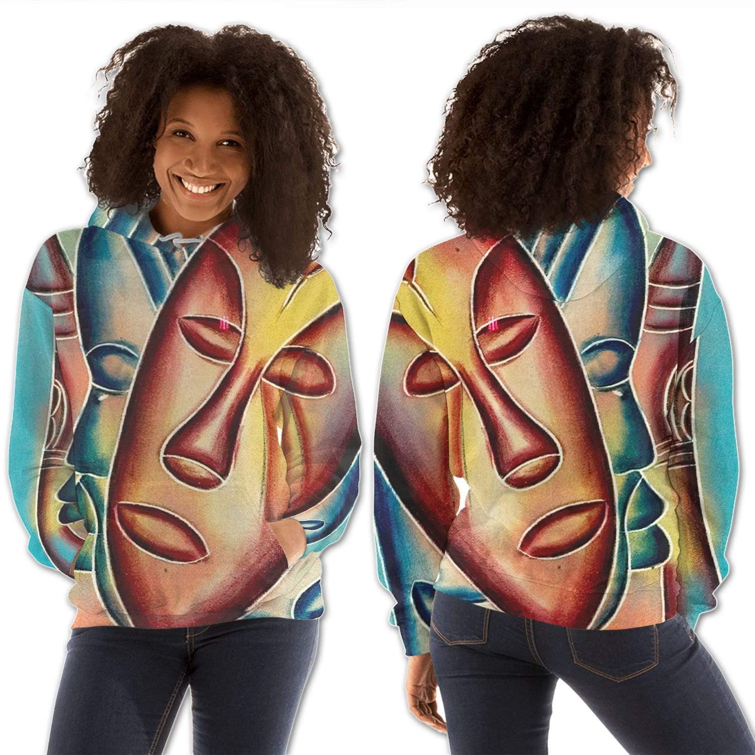 African American Hoodies Beautiful Black Afro Lady Fancy African American African Queen African Print Styles