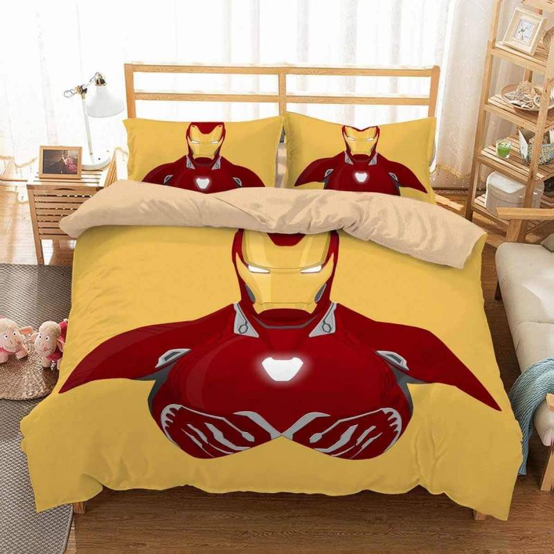 3D Customize Iron Man Bedding Set Duvet Cover Set Bedroom Set Bedlinen 3