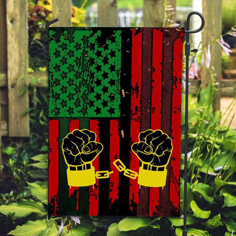 African American History Month Flag, Juneteenth African Flag, Juneteenth Independence, Black Freedom Flag