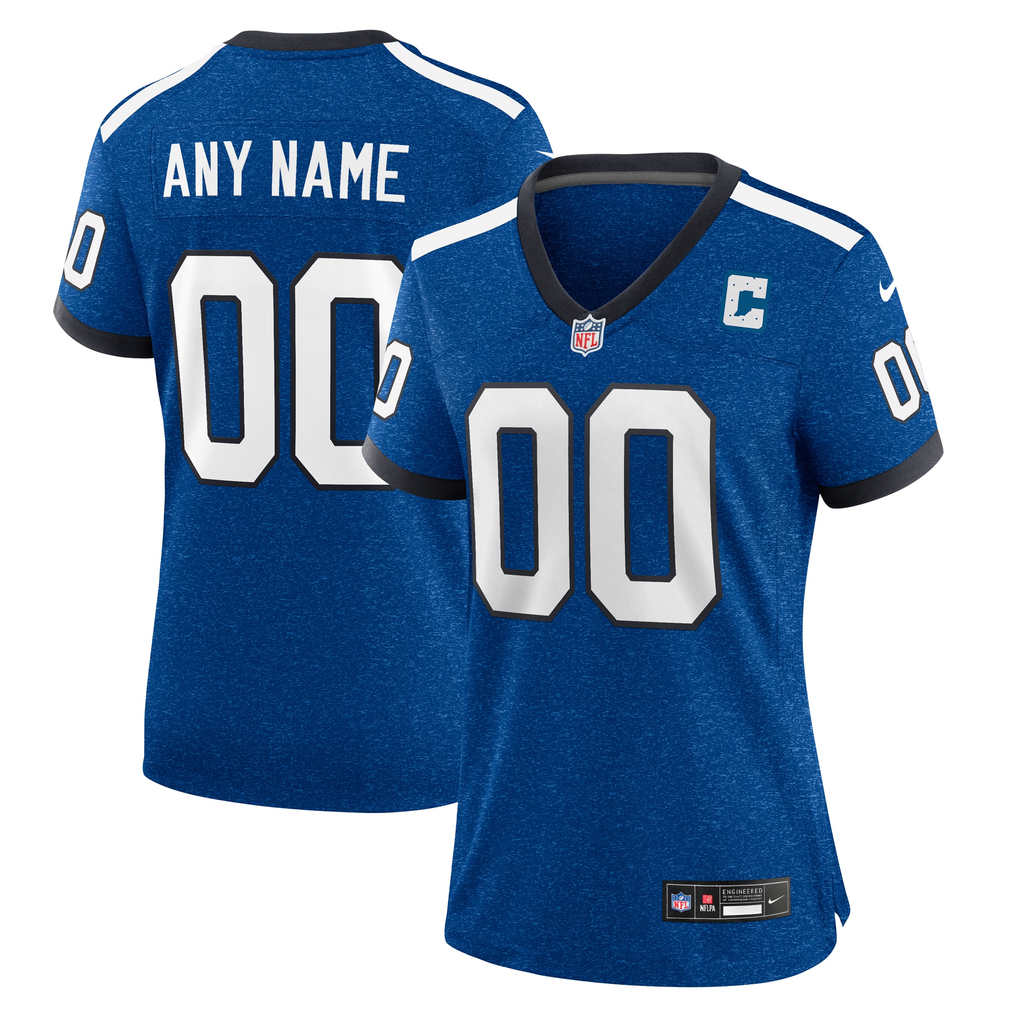 Women’s Indianapolis Colts Royal Indiana Nights Alternate Custom Game Jersey