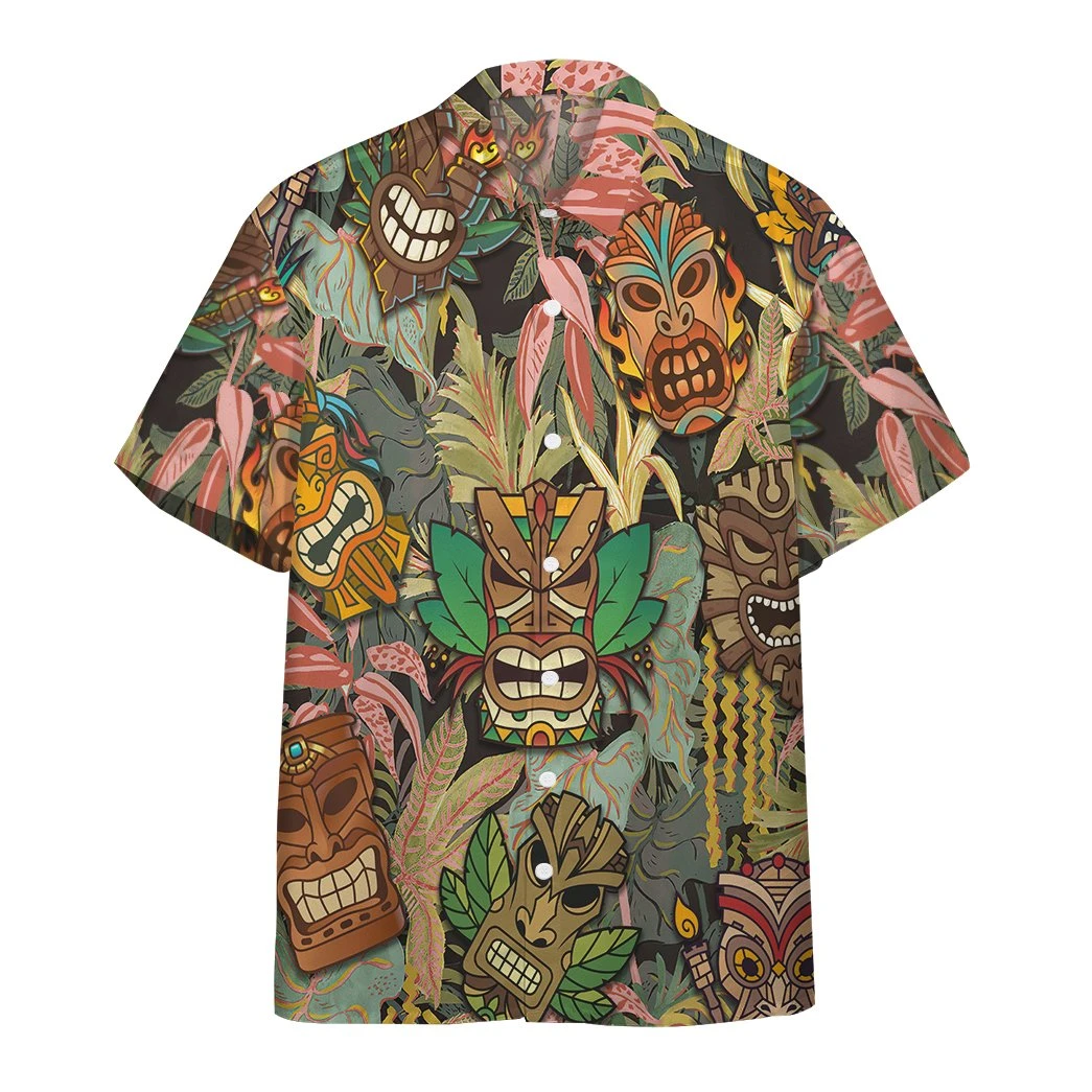 Tiki Head Hawaii Shirt Unisex Adult Ha165