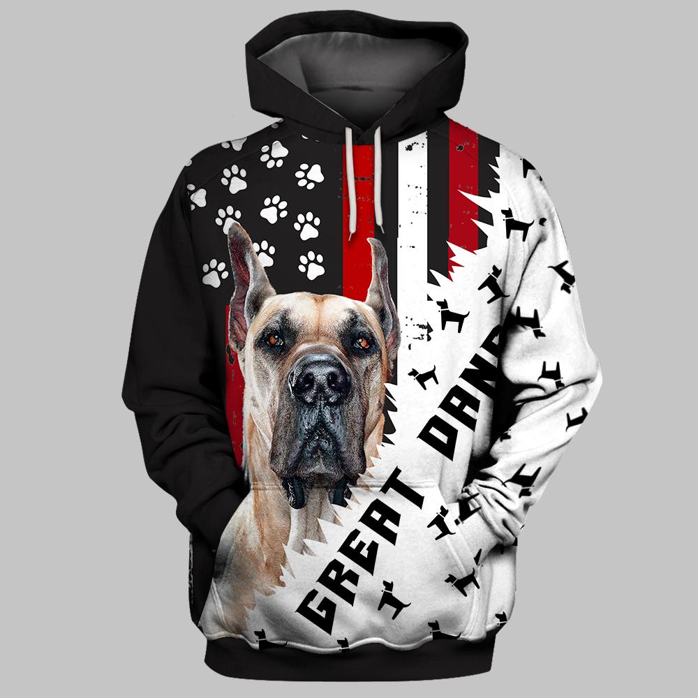 Great Dane Dog 3D Full Printing