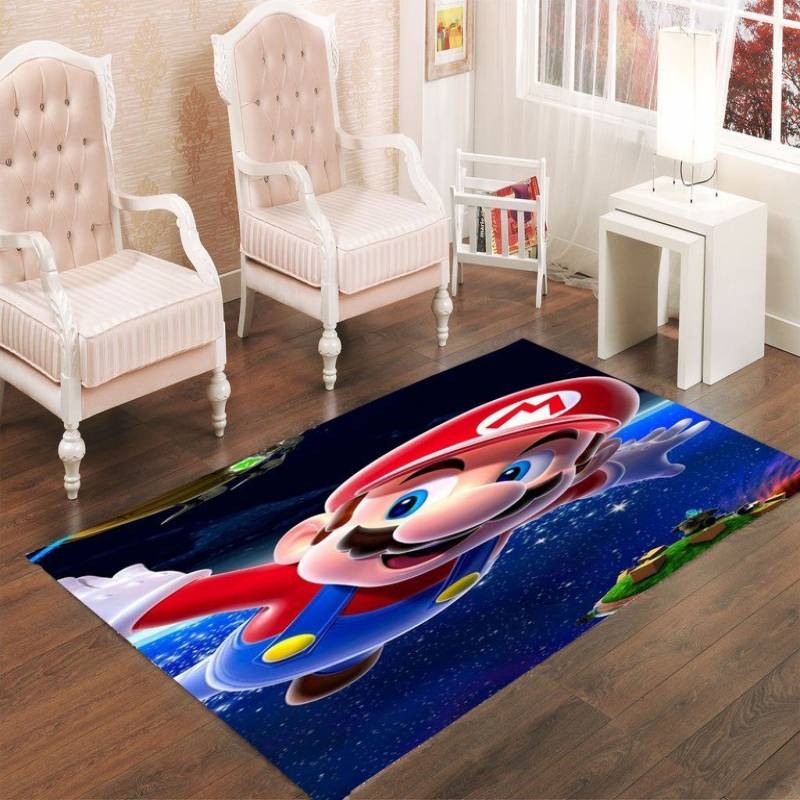 SUPER MARIO GALAXY 2 LIVING ROOM CARPET RUGS