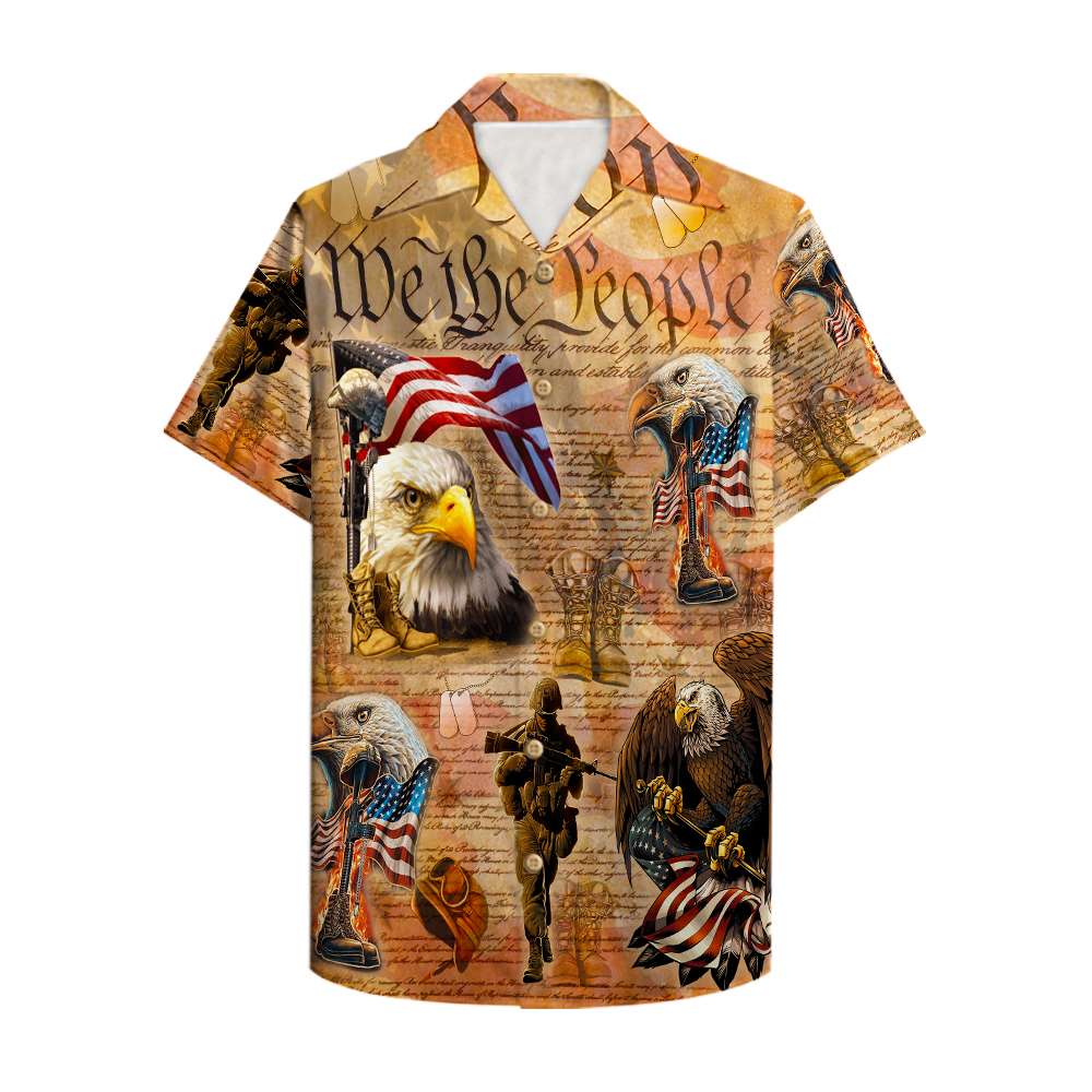 Veteran Hawaii Aloha Shirt Ha93193