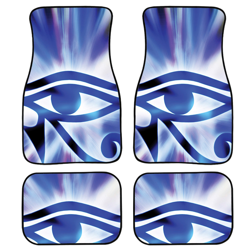 Egyptian Eye Of Horus Print Front And Back Car Floor Mats, Front Car Mat